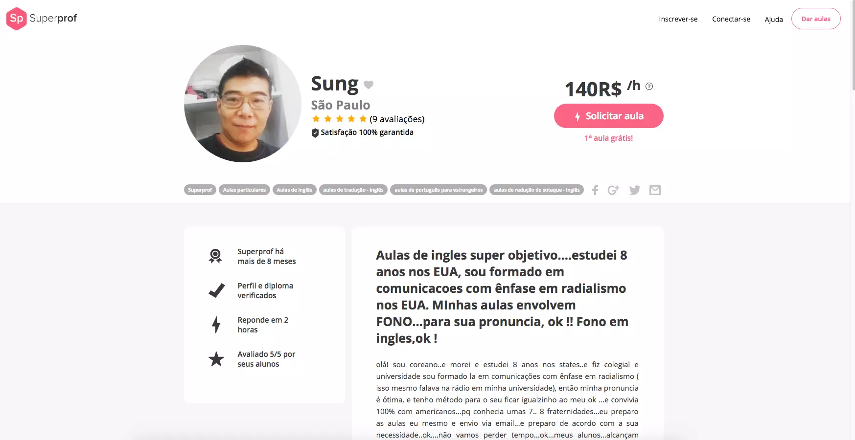 Como aprender Inglês com um tutor?