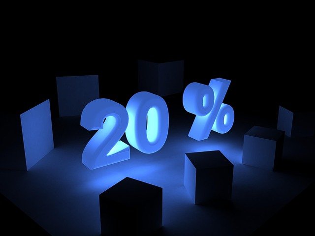 Porcentagem de juros na matemática.