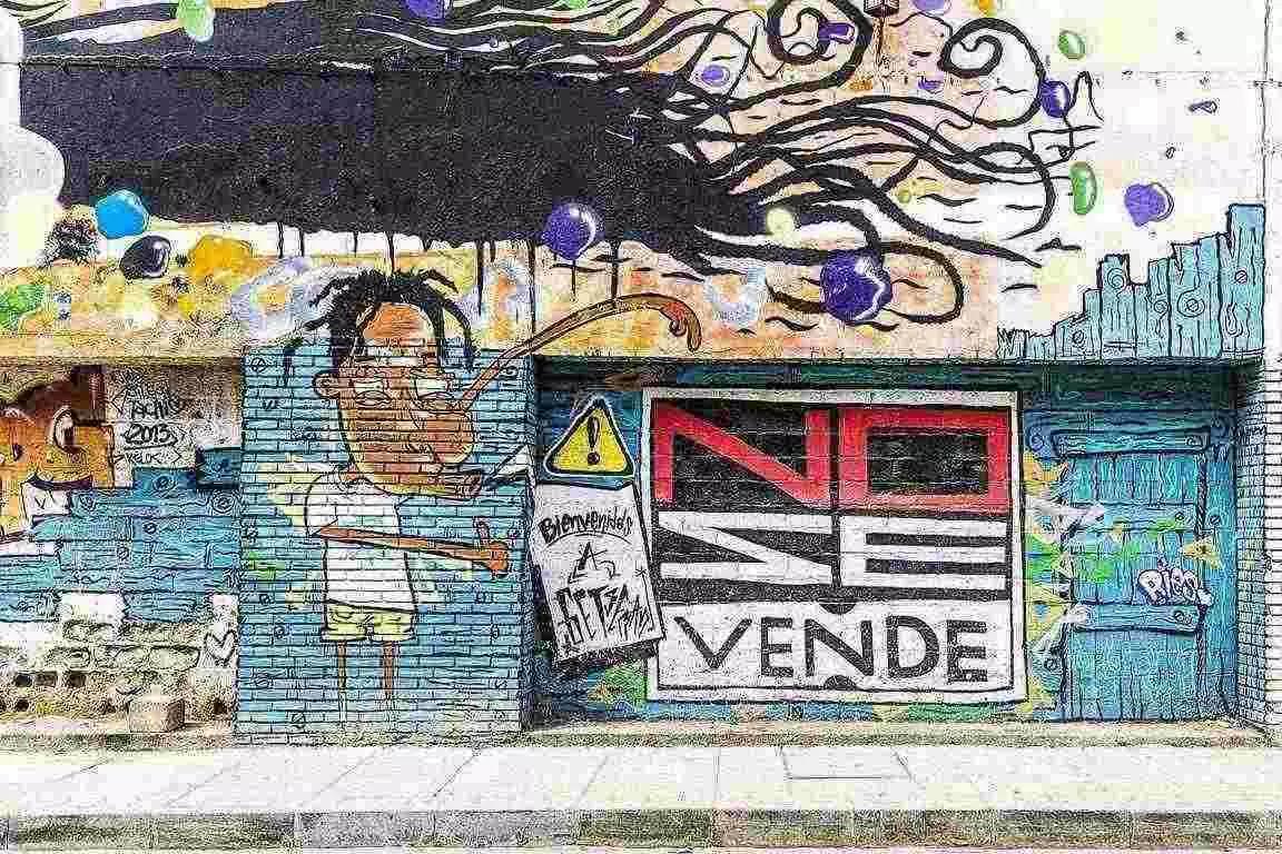 Visite as artes urbanas dos países latino-americanos