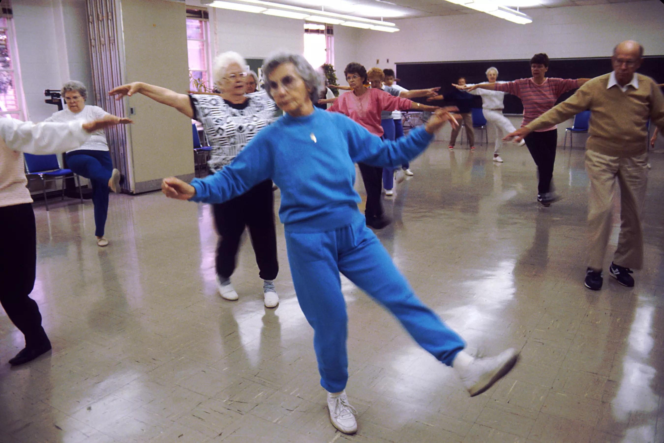 A paixão da dança não desaparece com o tempo.