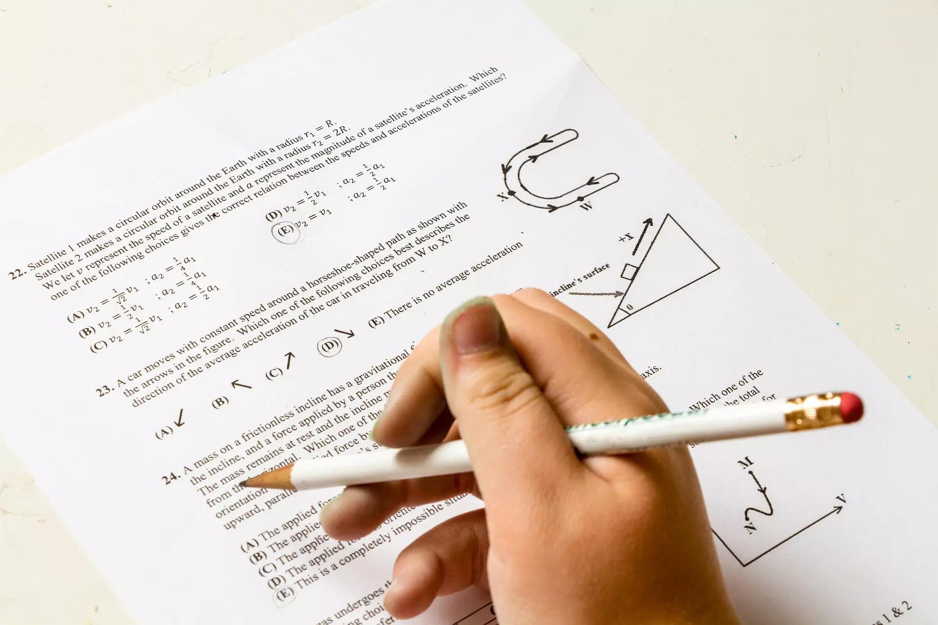 Melhores as suas notas em matemática!