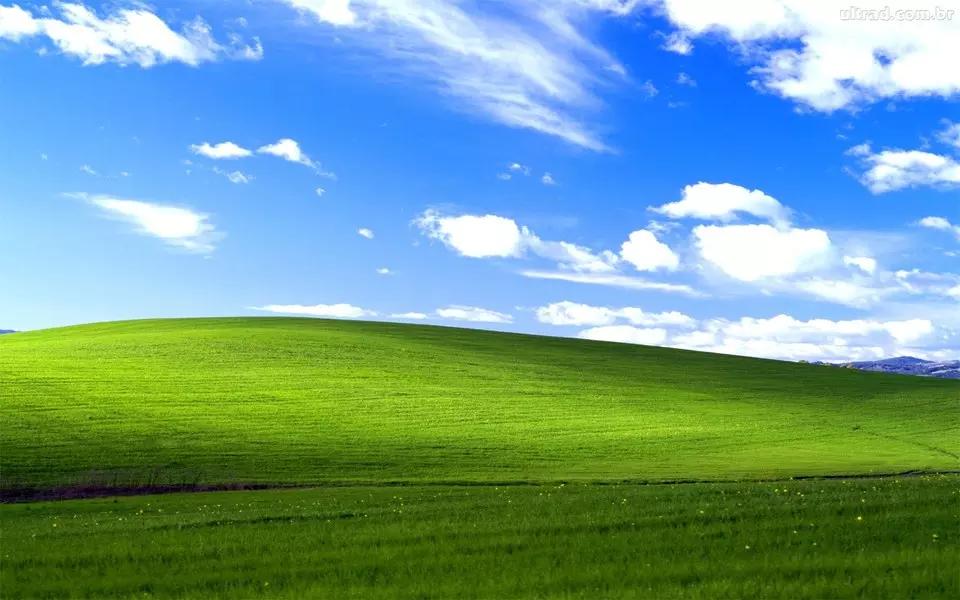 Imagem do windows é uma foto famosa.