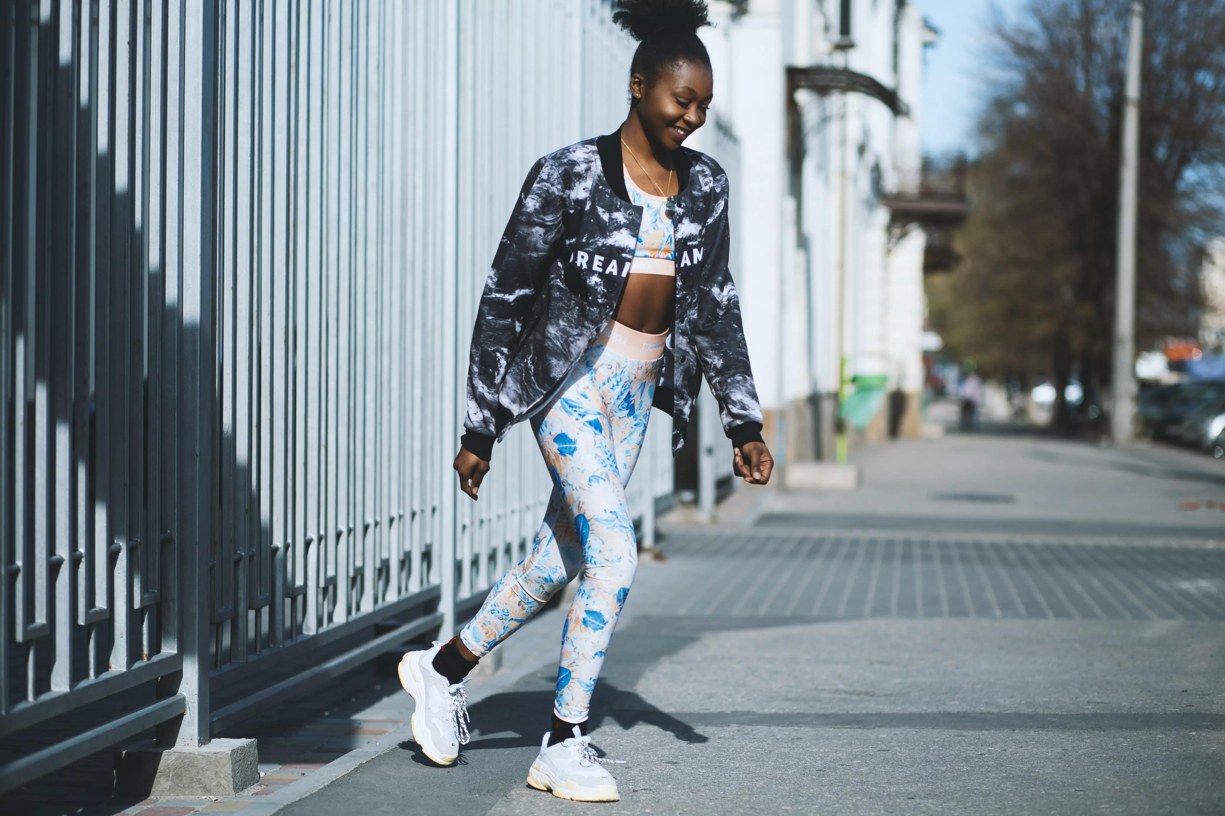 escolha da roupa para aula de dança