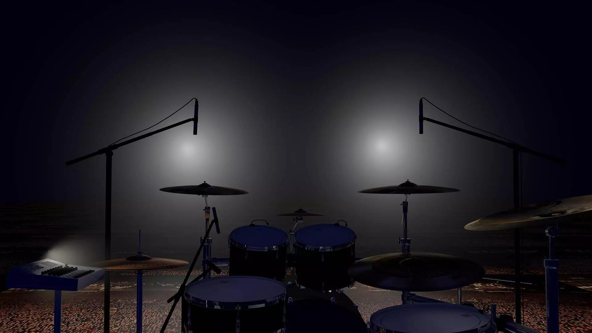Aula particular de bateria de rock