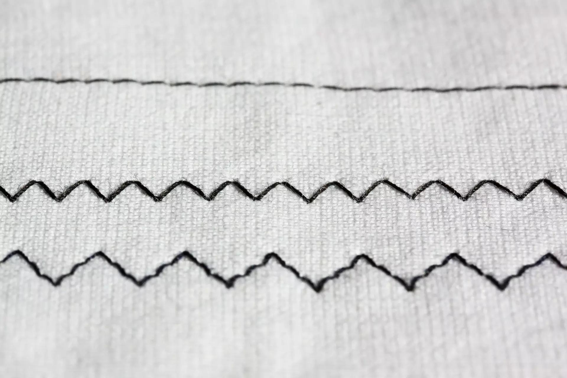 aprender a costurar o ponto zig-zag