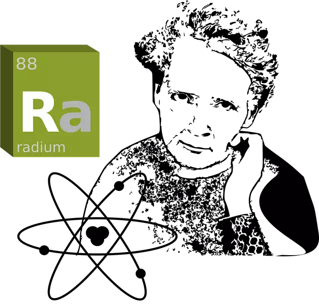 Marie Curie e sua descoberta, o Radium