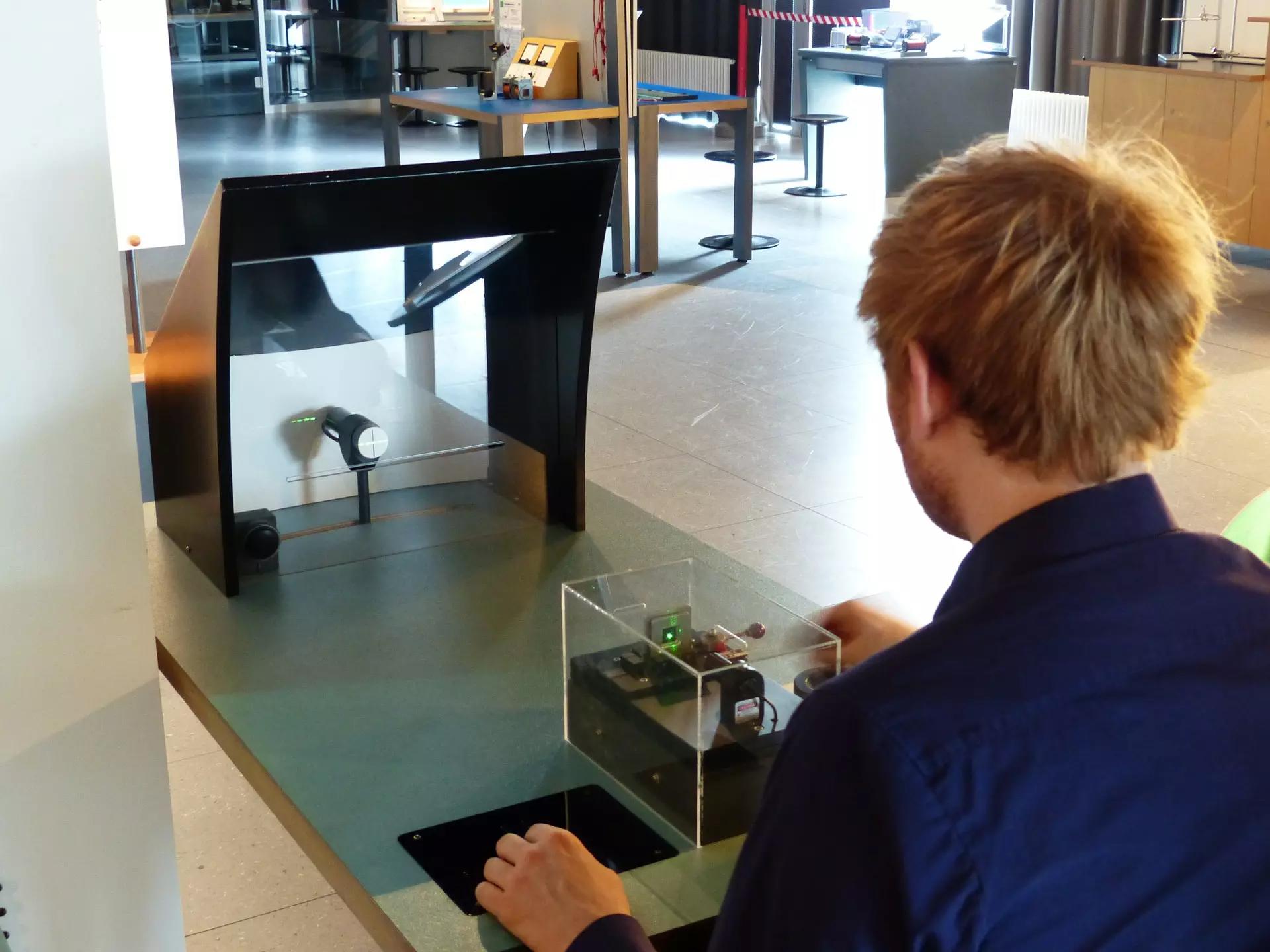 Experiência em um museu de física