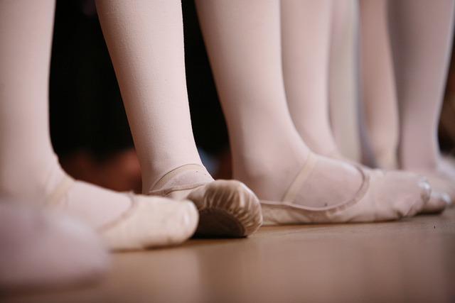 Sapatilhas de ballet.