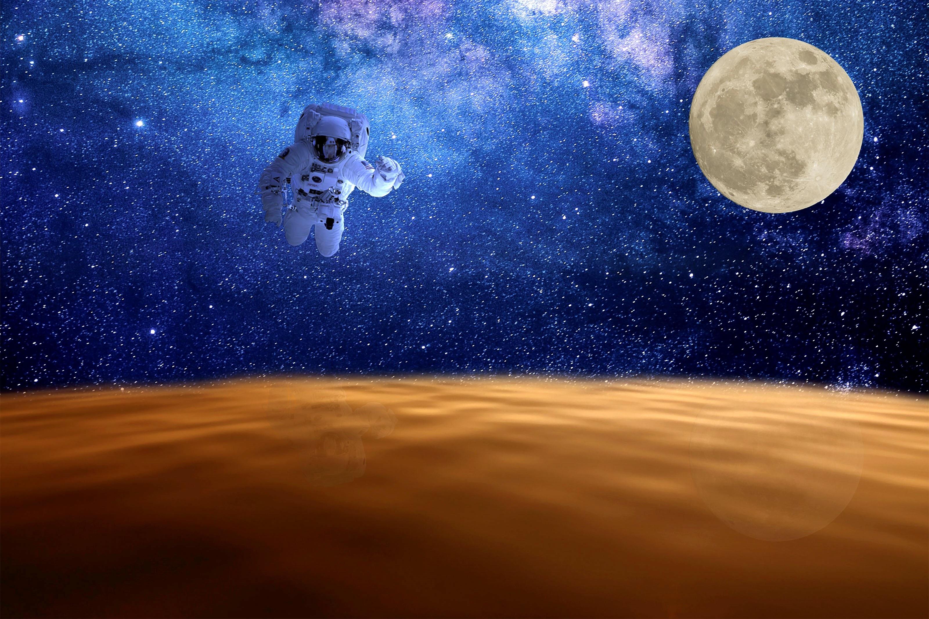 astronauta no espaço