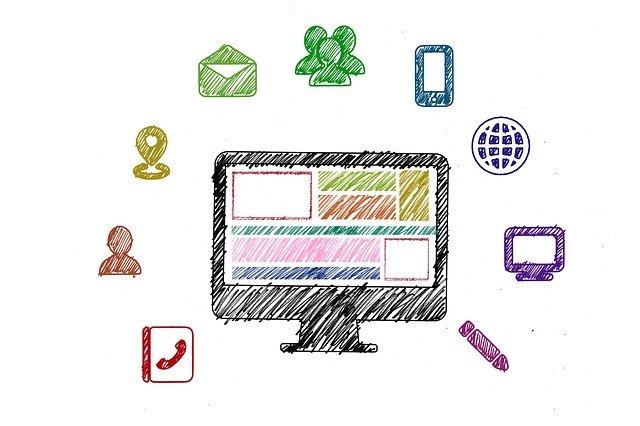 Internet e os meios de comunicação possíveis nas redes sociais.