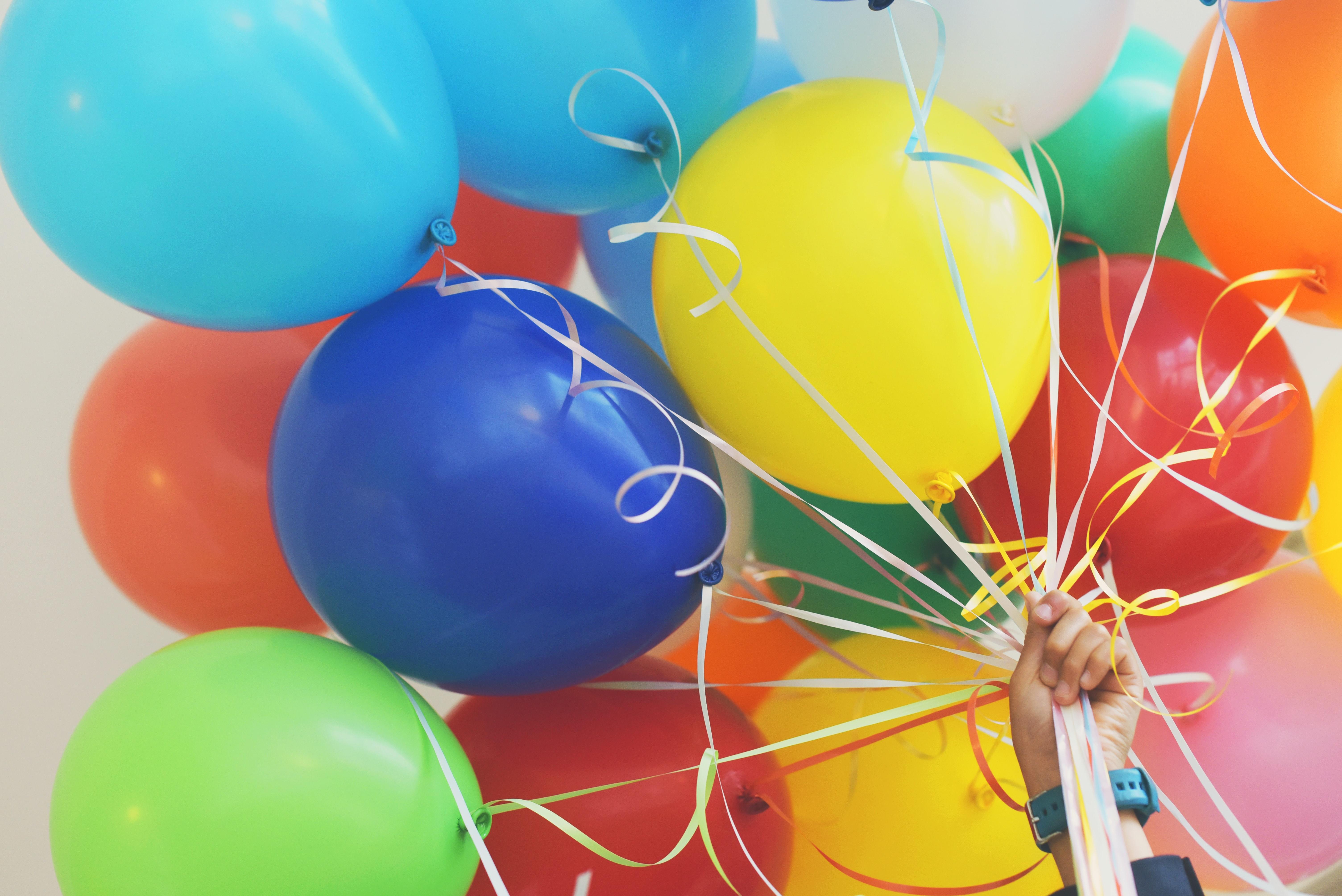 Encher balões de festa