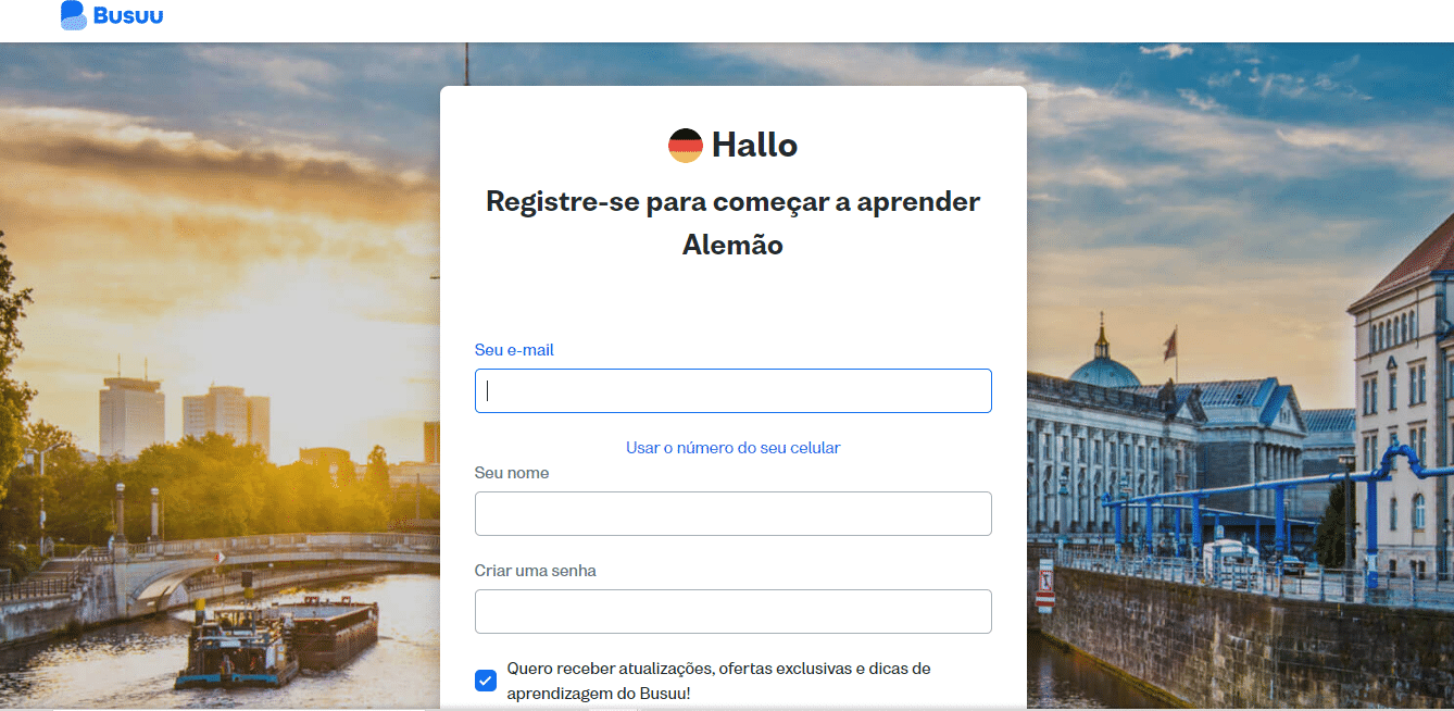 Aprenda alemão com Bussu