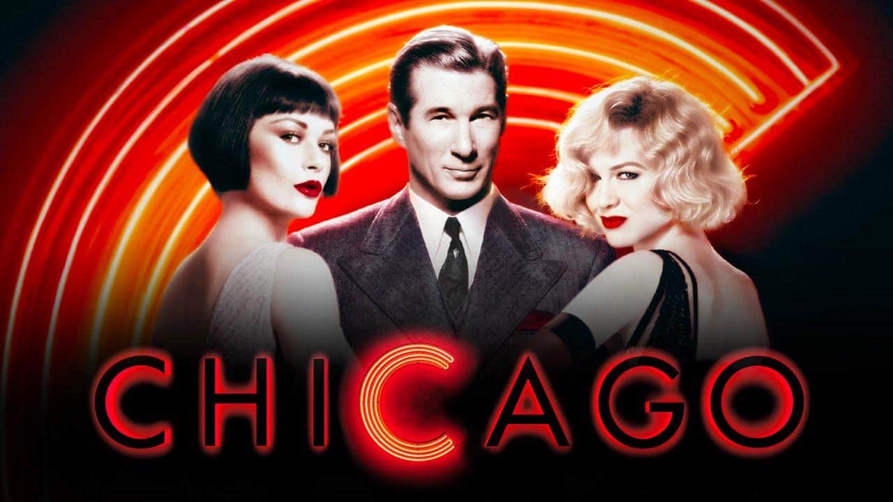 Um cartaz do filme musical Chicago