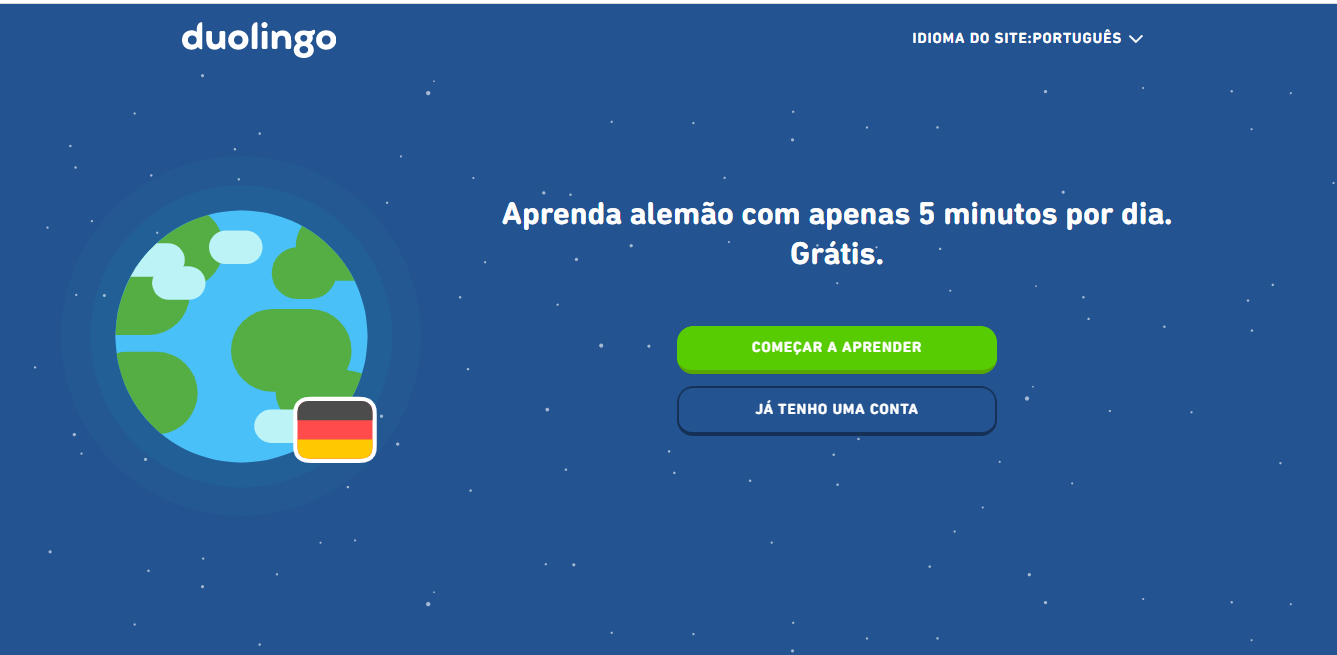 Aprenda Inglês com Duolingo