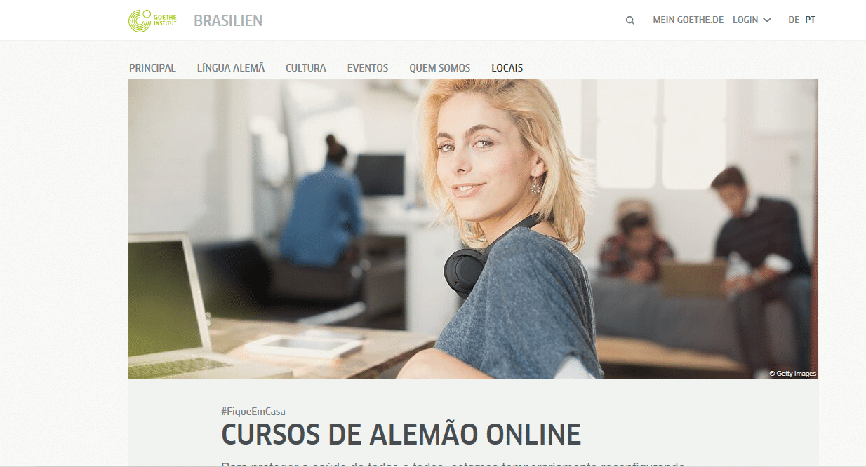 Curso de alemão no Goethe Institut