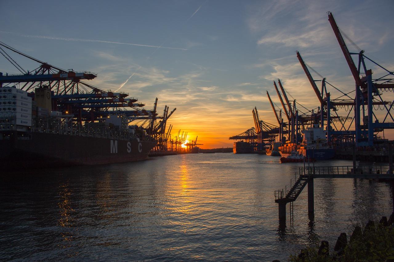 Porto em Hamburgo, Alemanha