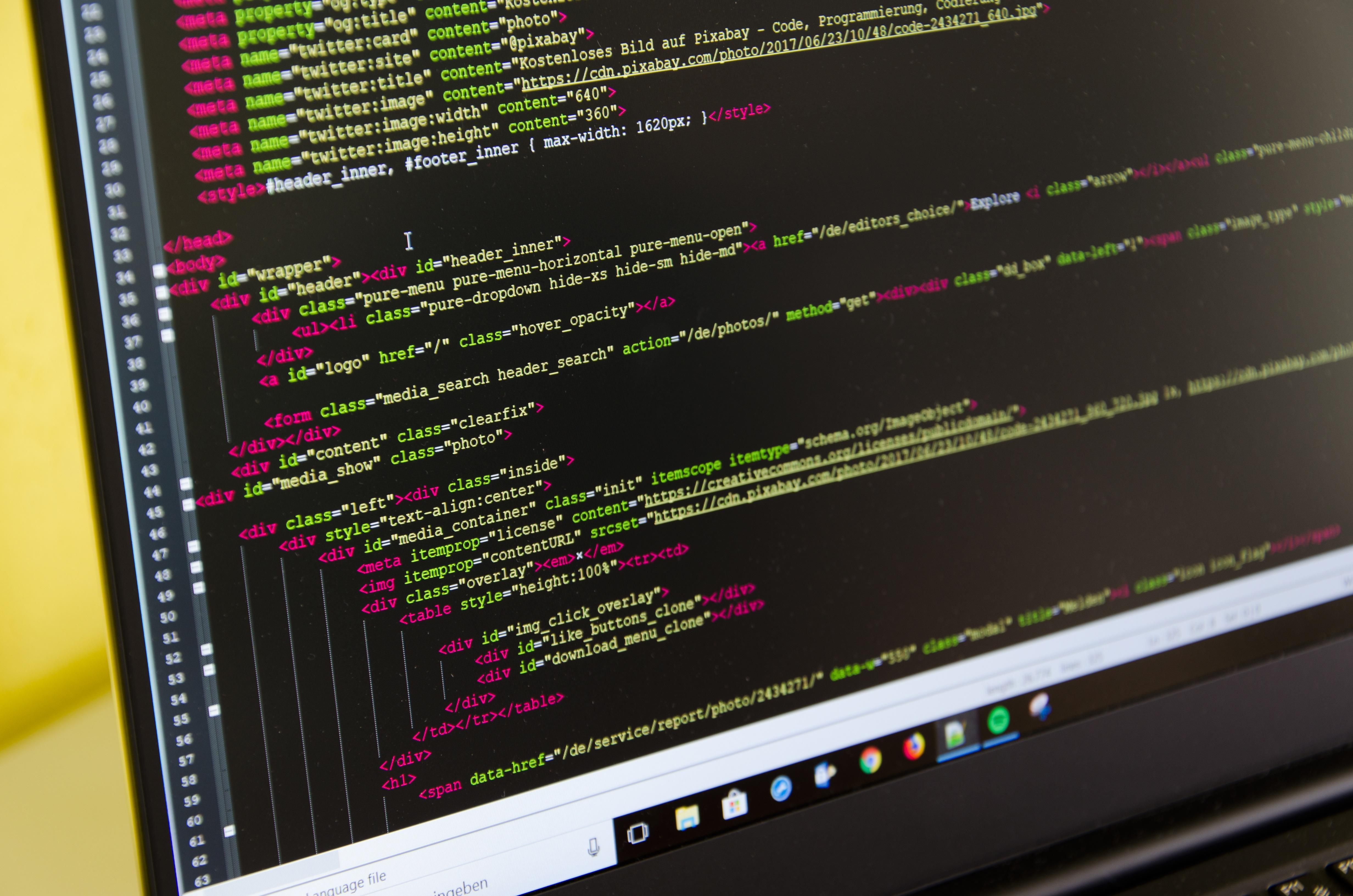 Programação no notebook