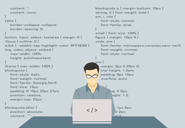 Programador no trabalho