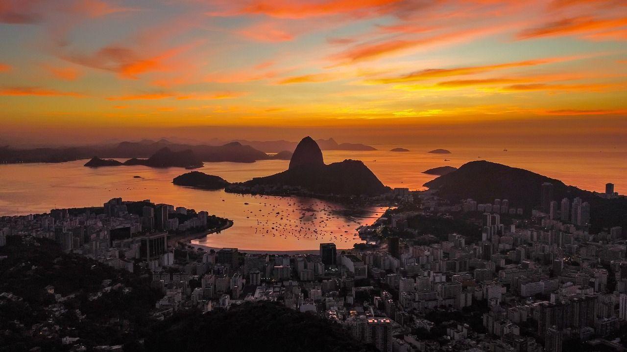 Paisagem do Rio de Janeiro.