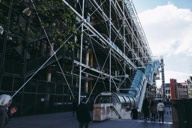 Arquitetura centro pompidou em paris