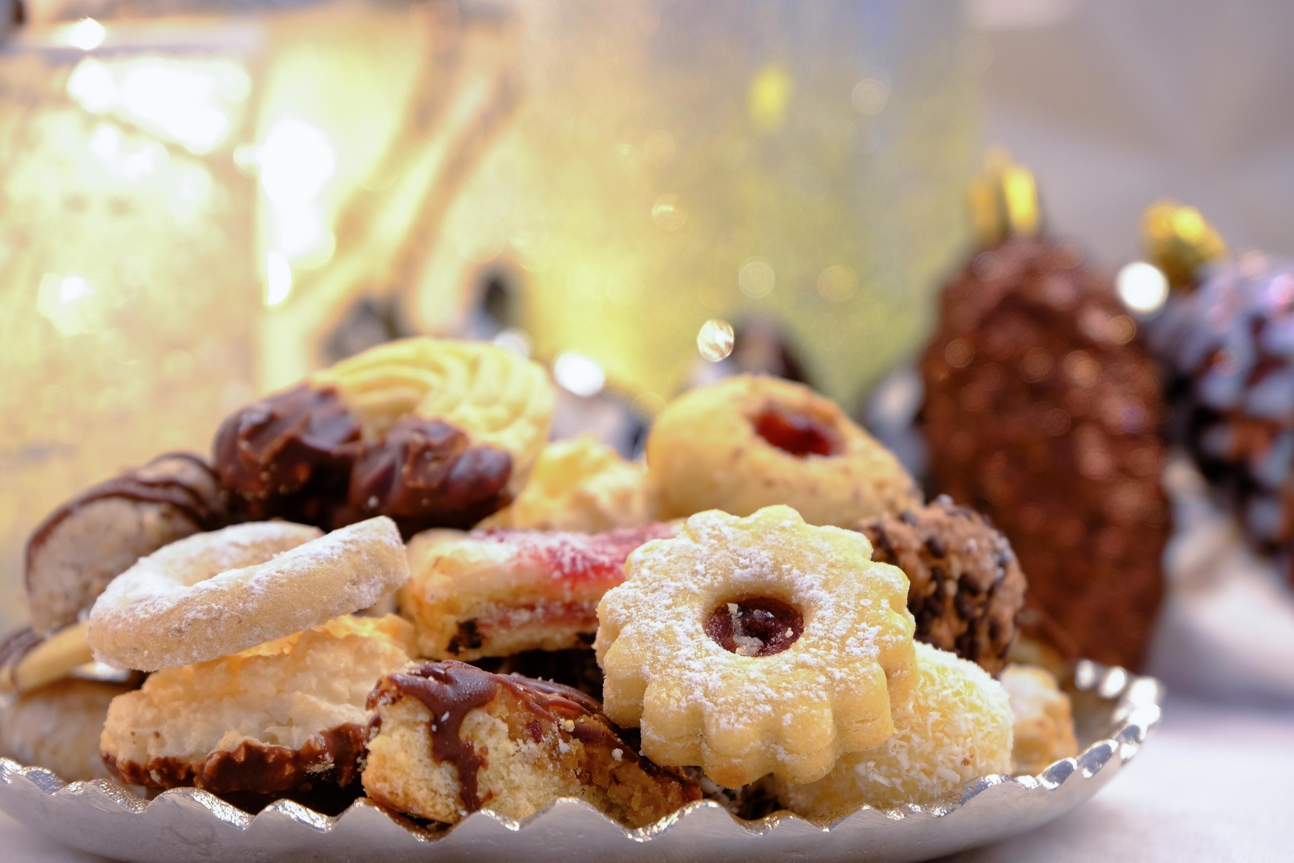 Biscoitos de natal.