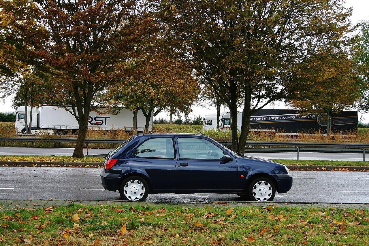 Um carro Ford Fiesta