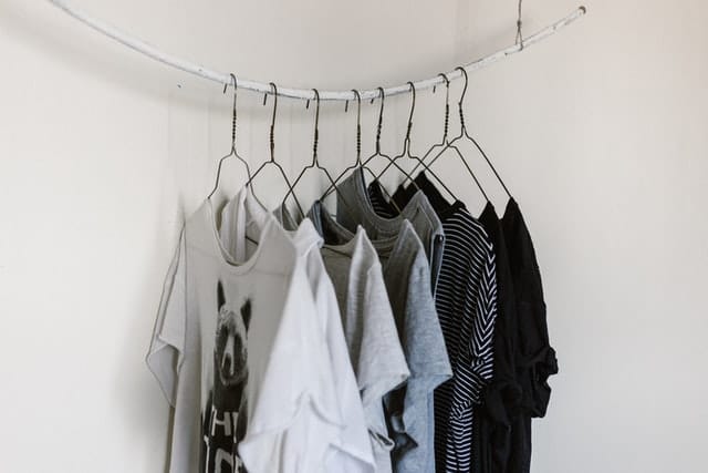 Roupas penduradas