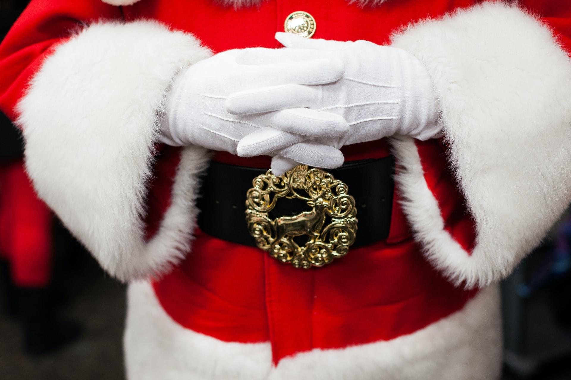 Roupa do papai noel.
