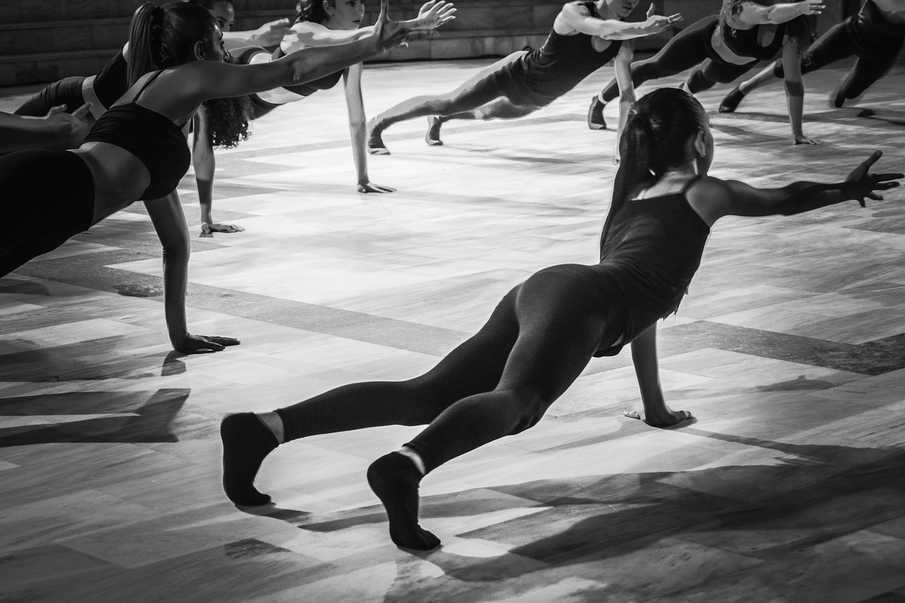 Dançarinas de dança contemporânea
