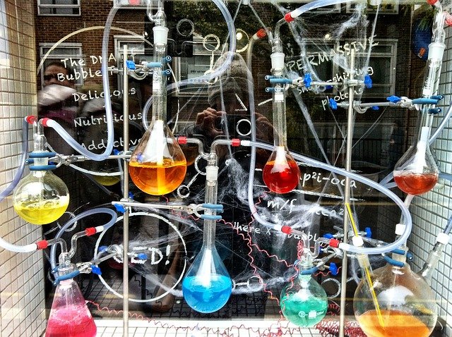 Frascos de laboratório