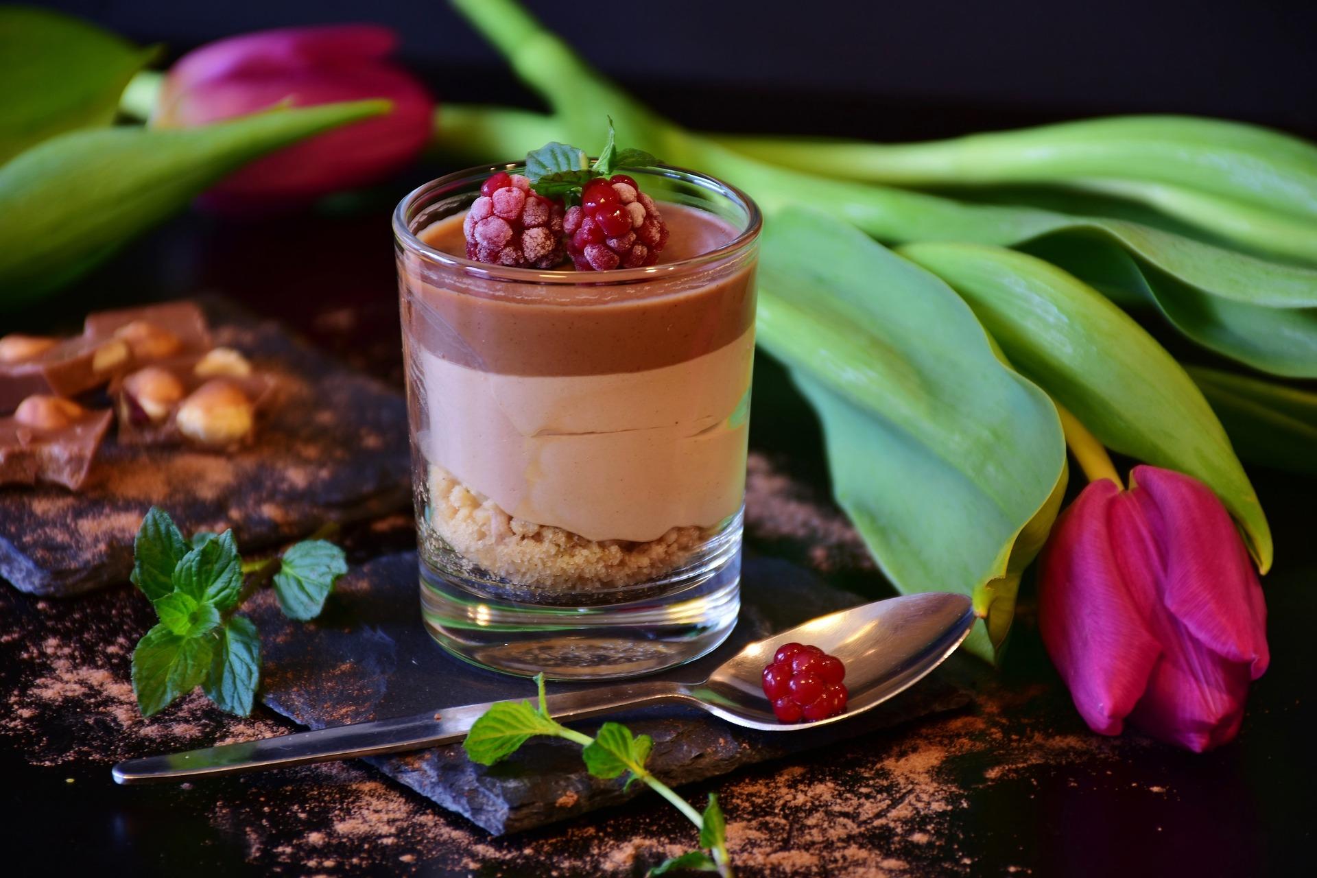 Pavê de chocolate.