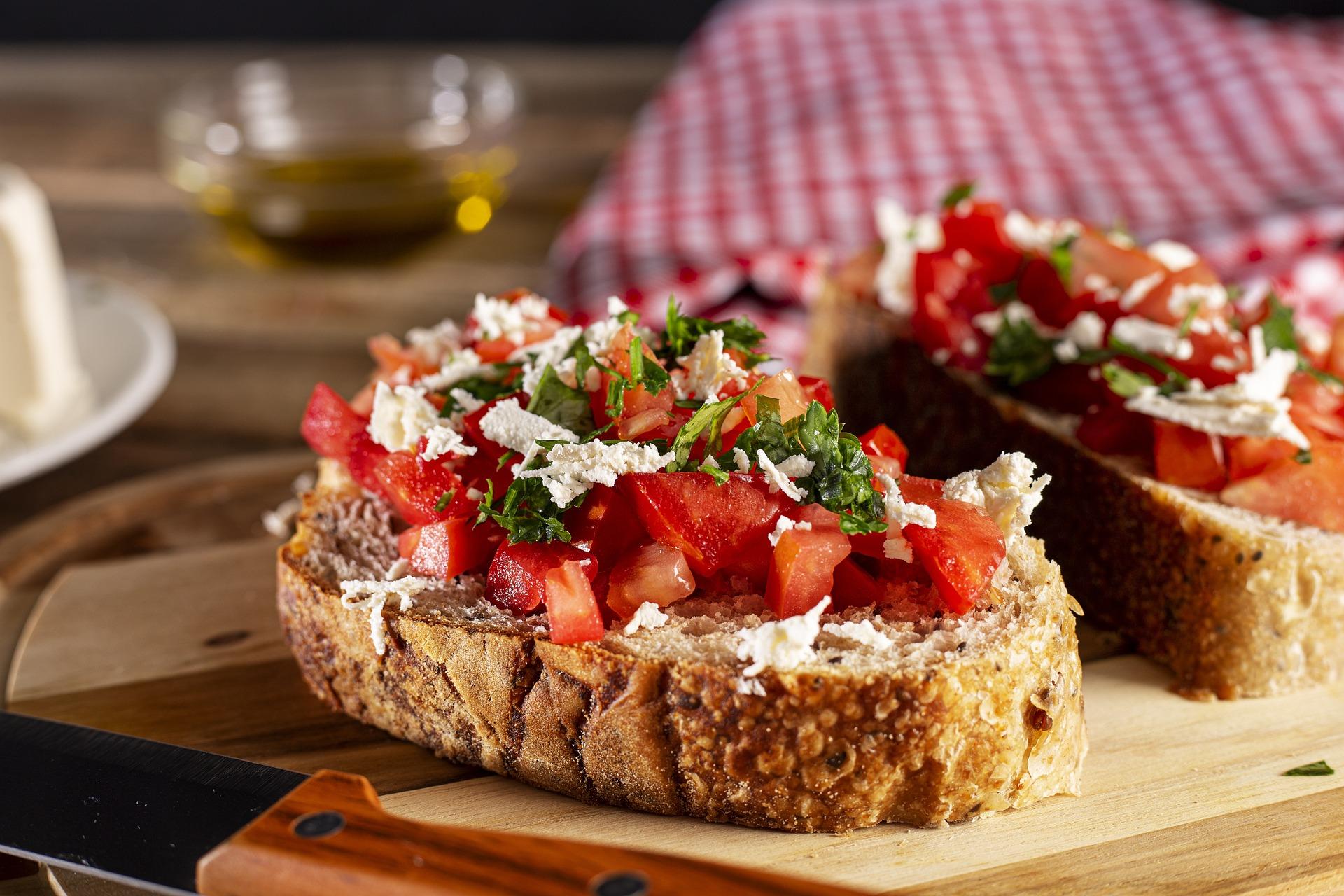 Bruschettas.