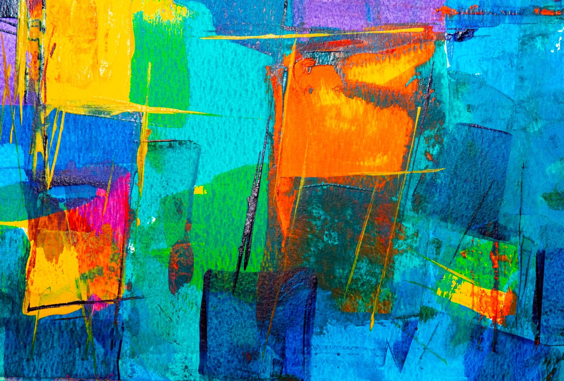 Imagens artísticas em cores