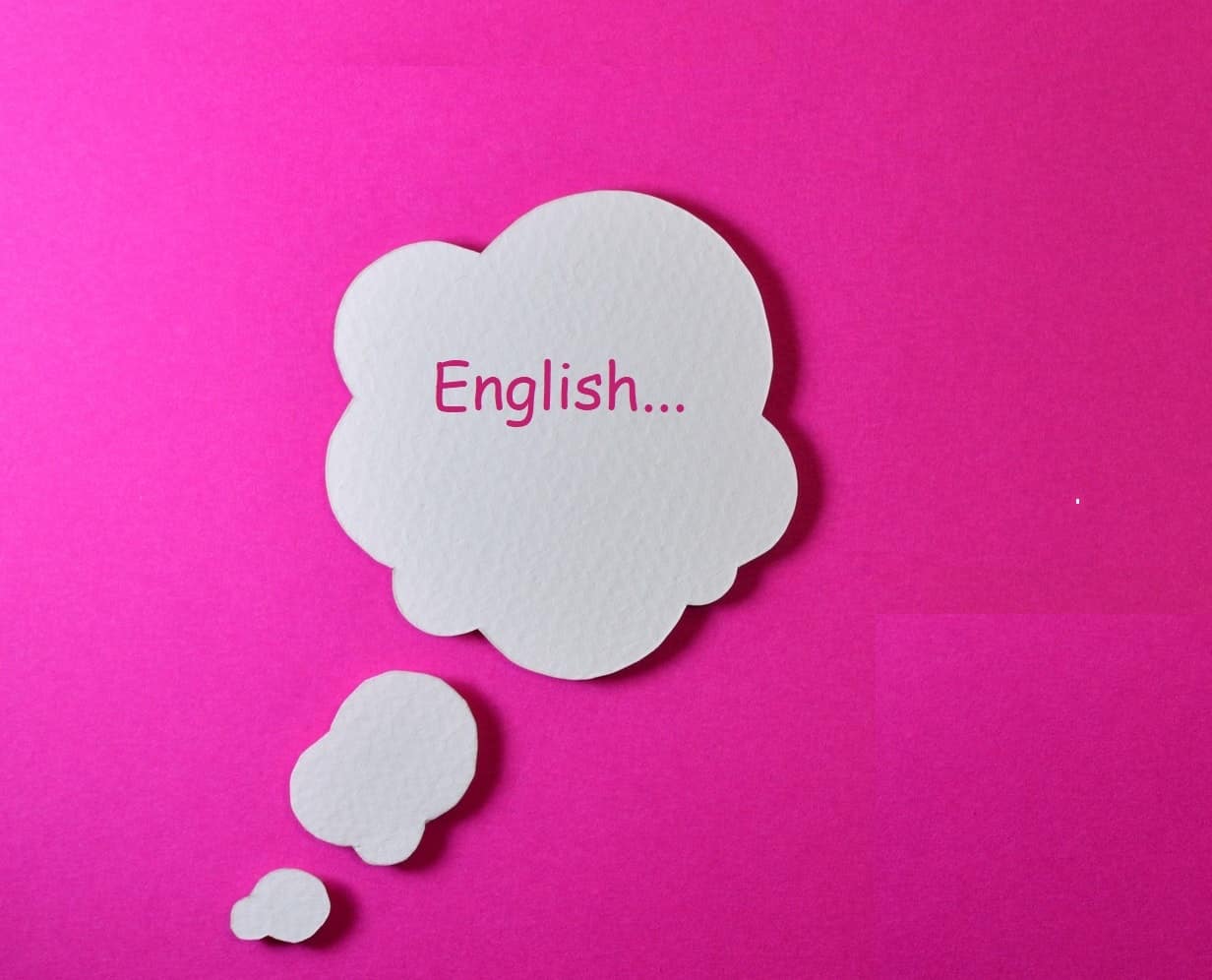 Pensamento em inglês