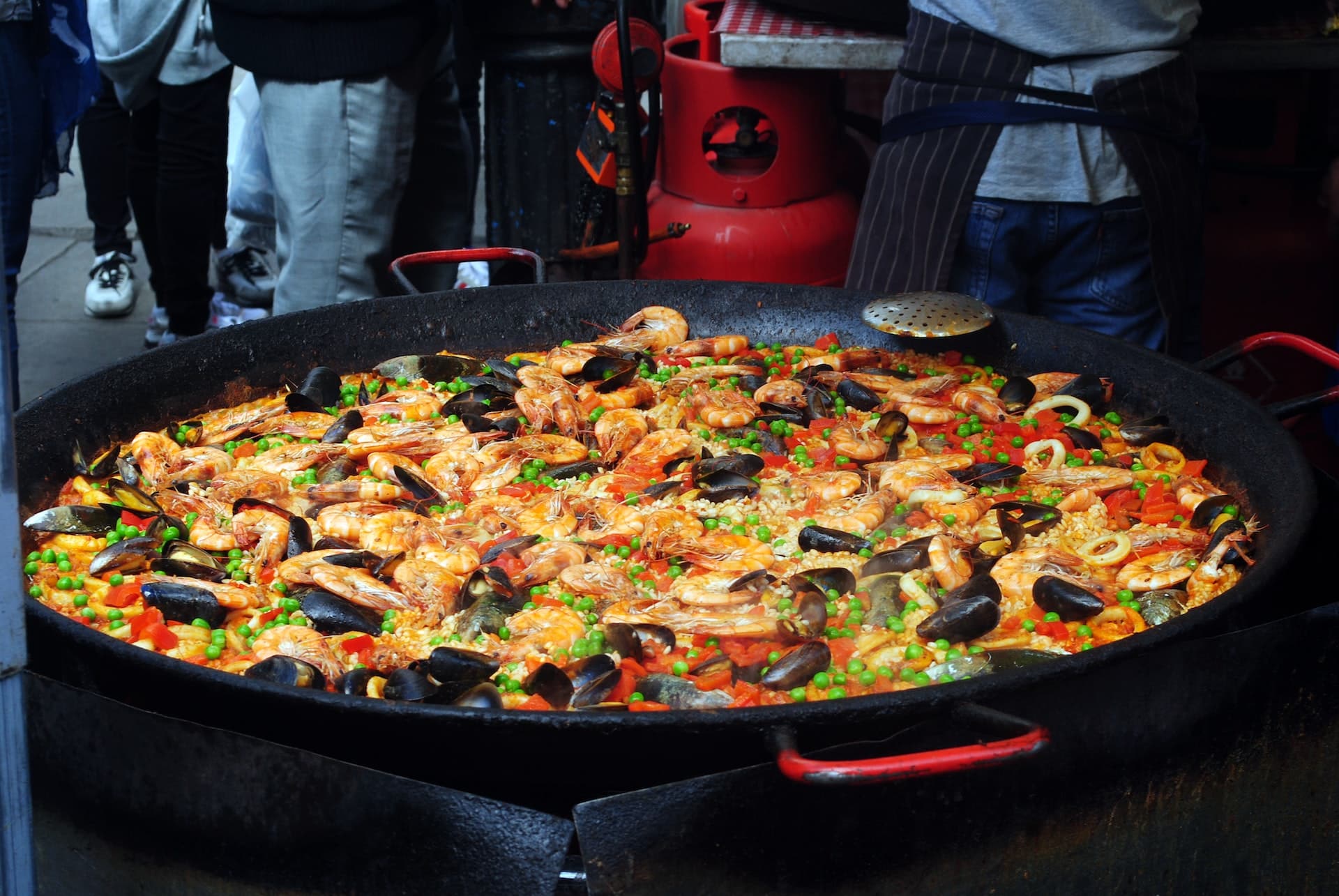 Paella prato espanhol