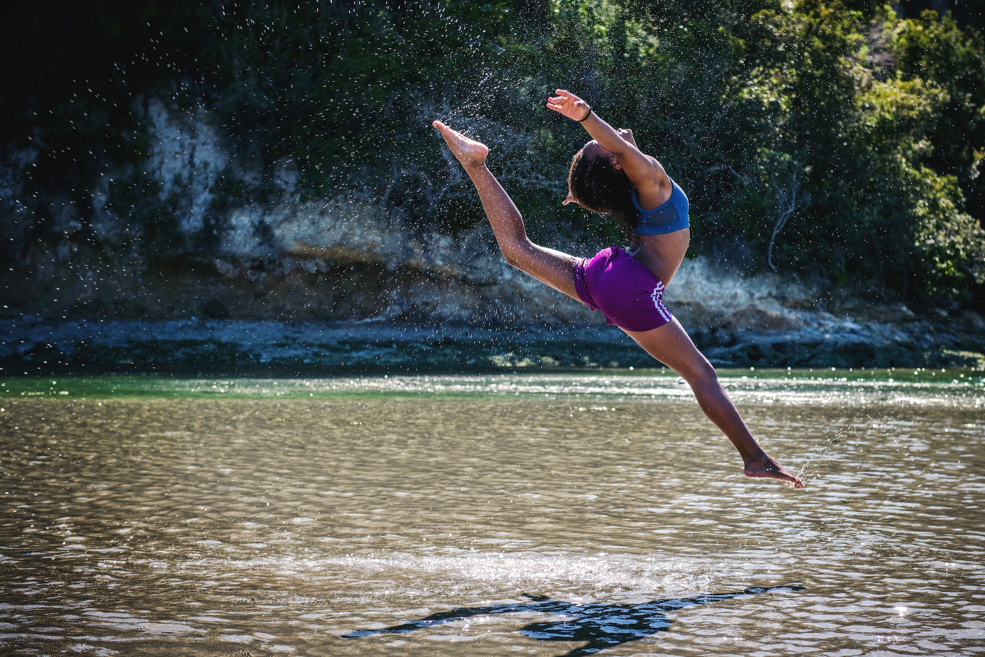 Mulher corpo flexivel