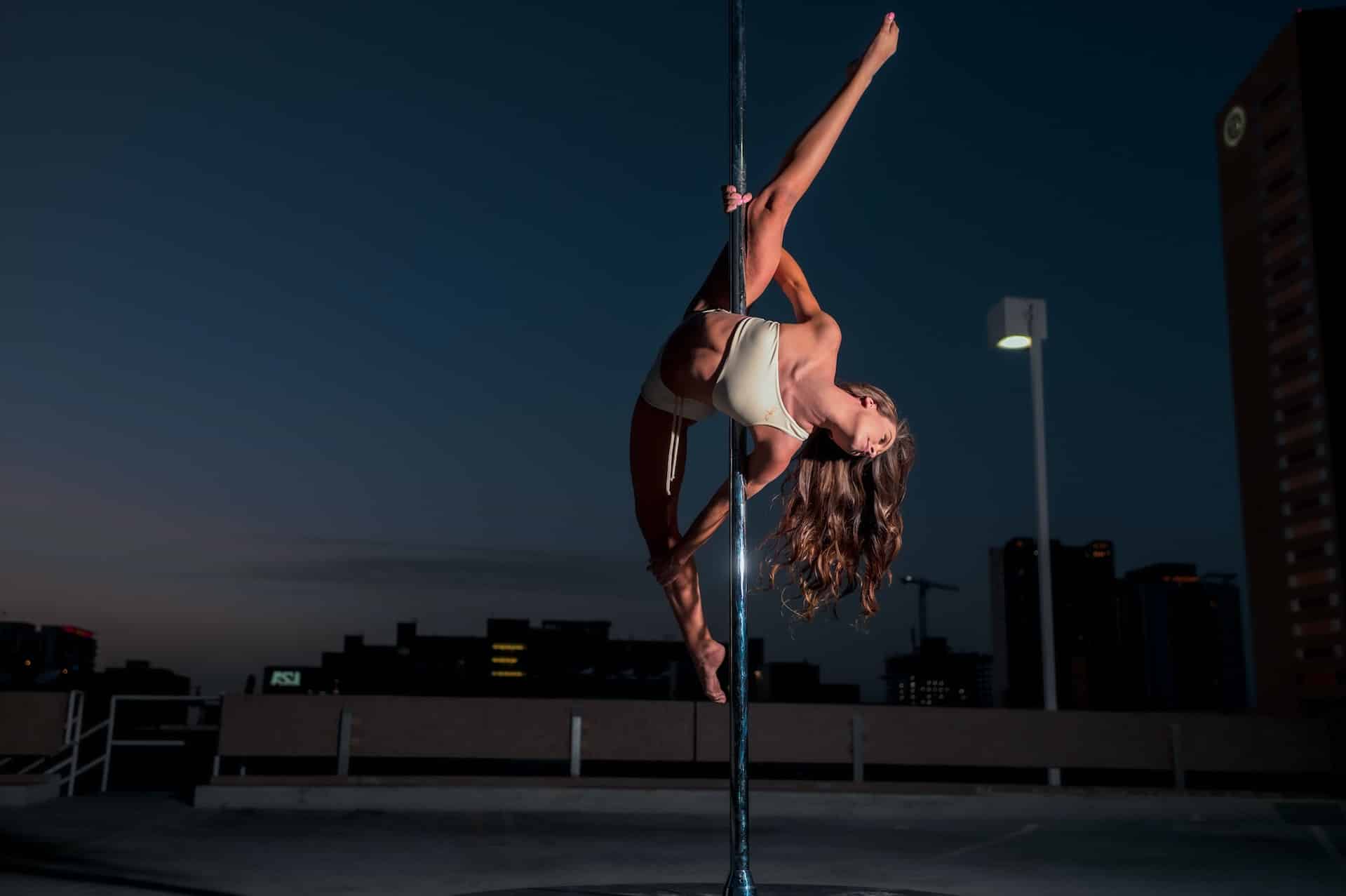 Dançarina de pole dance