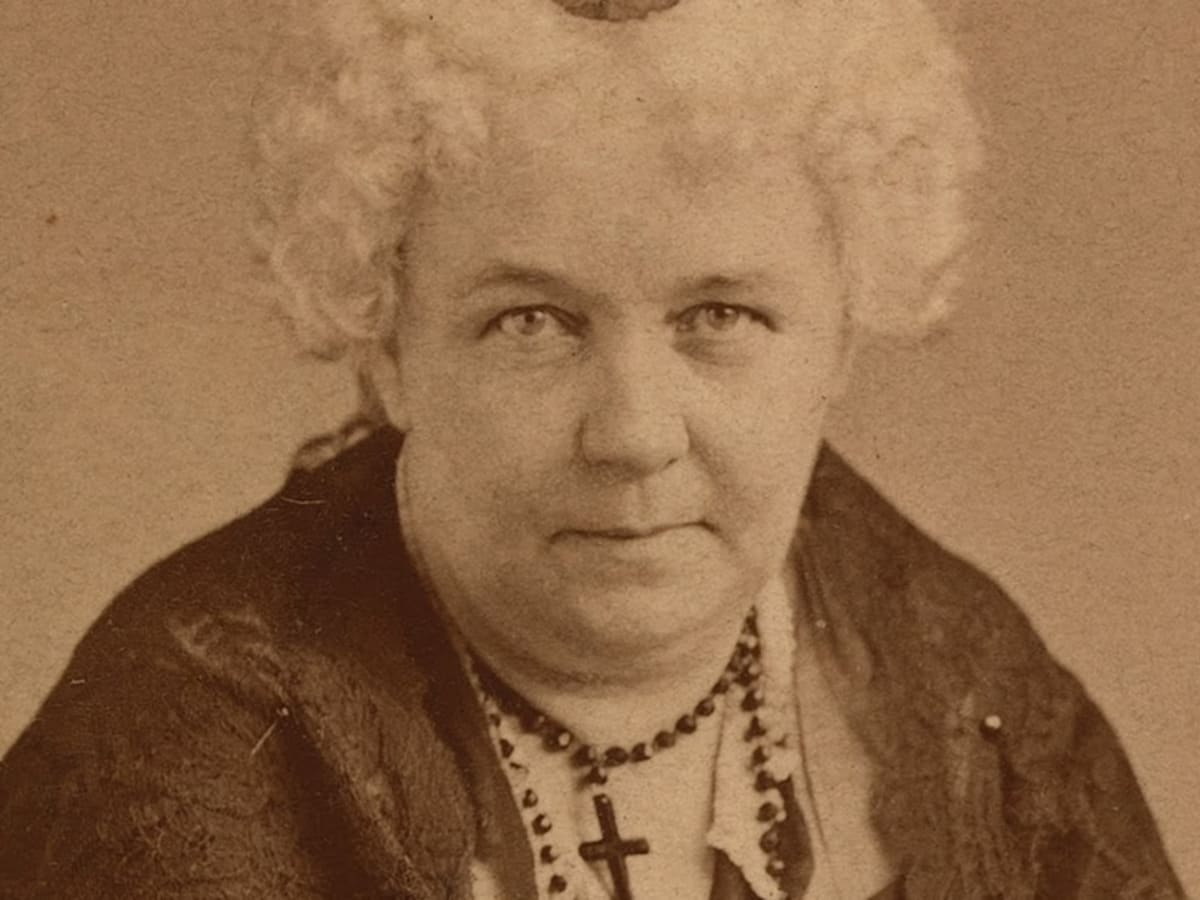 Retrato de Elizabeth Cady Stanton, que fez parte do Partido Republicano