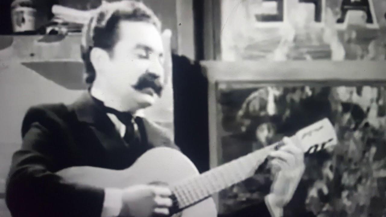Retrato de Ángel Villoldo enquanto toca violão