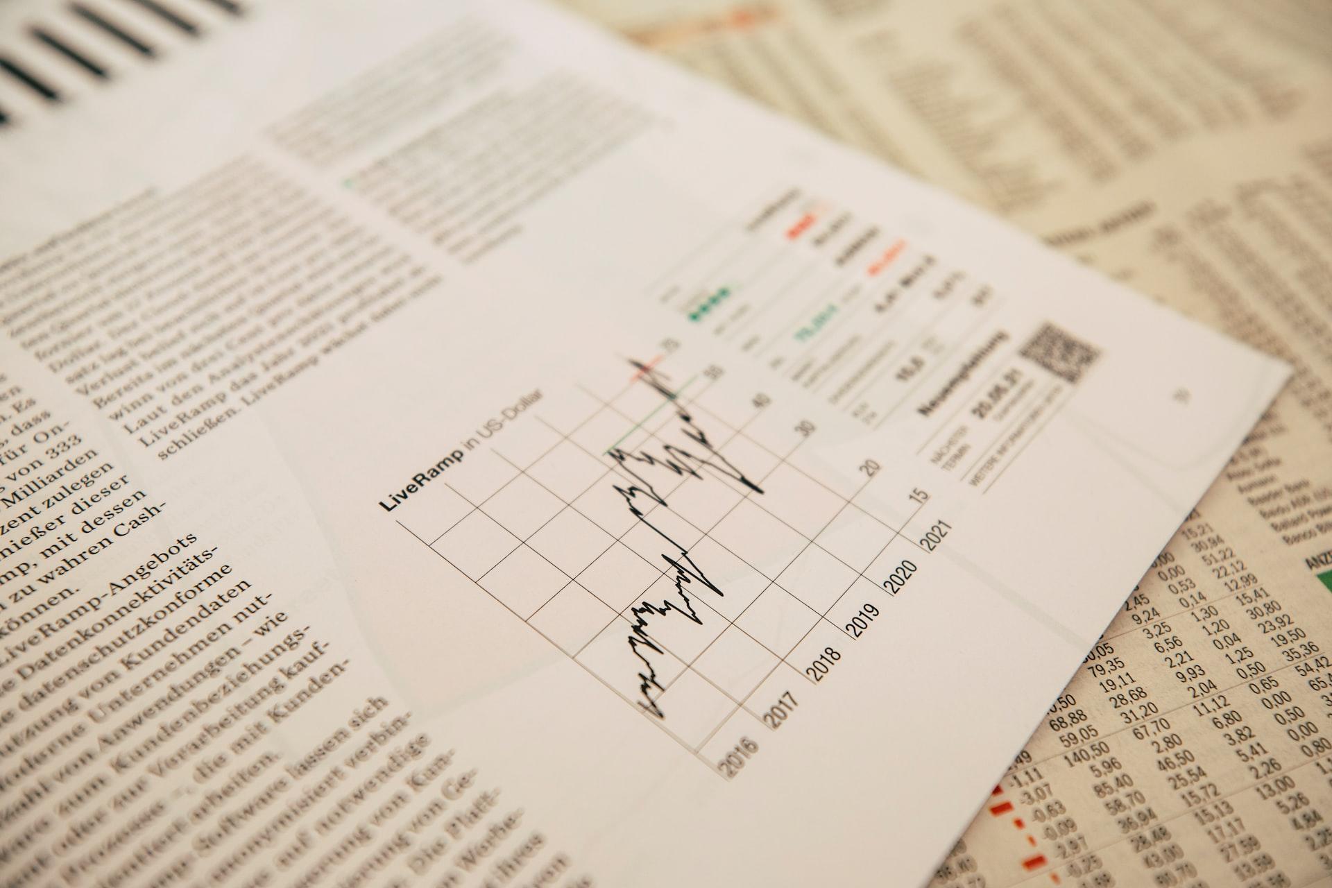 papel com dados feitos pelo excel