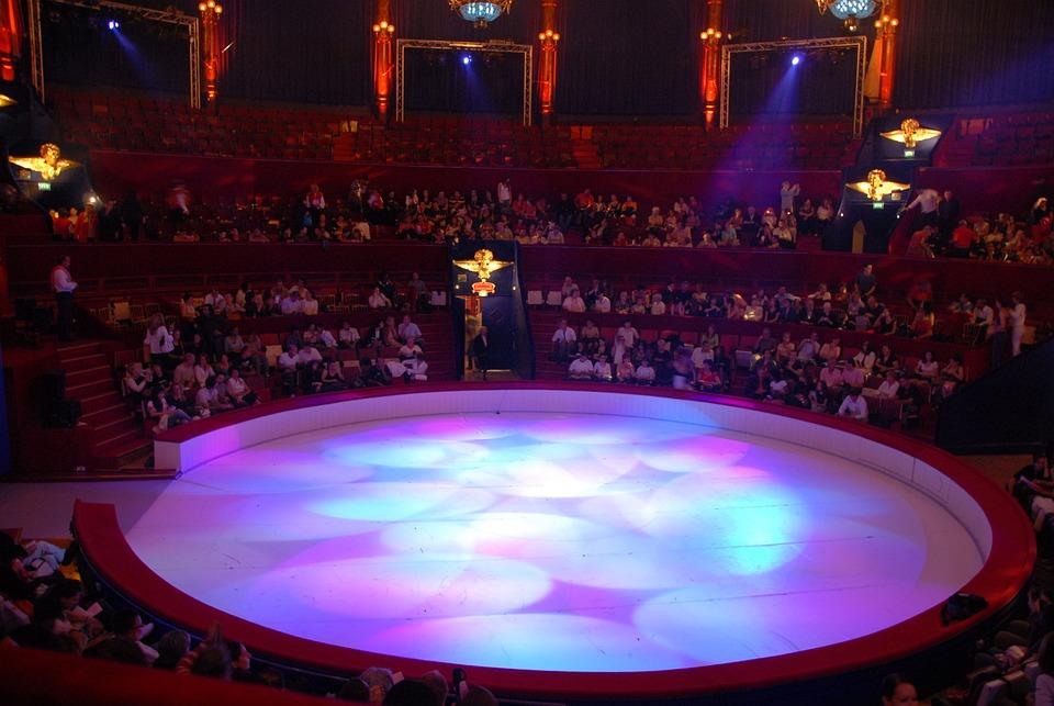 Palco de tango argentino vazio