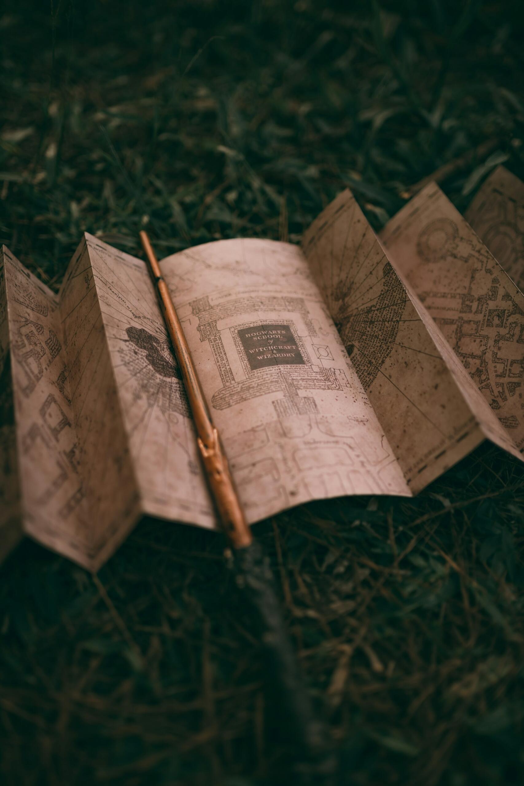 Foto de mapa que pode ser usado como app de história