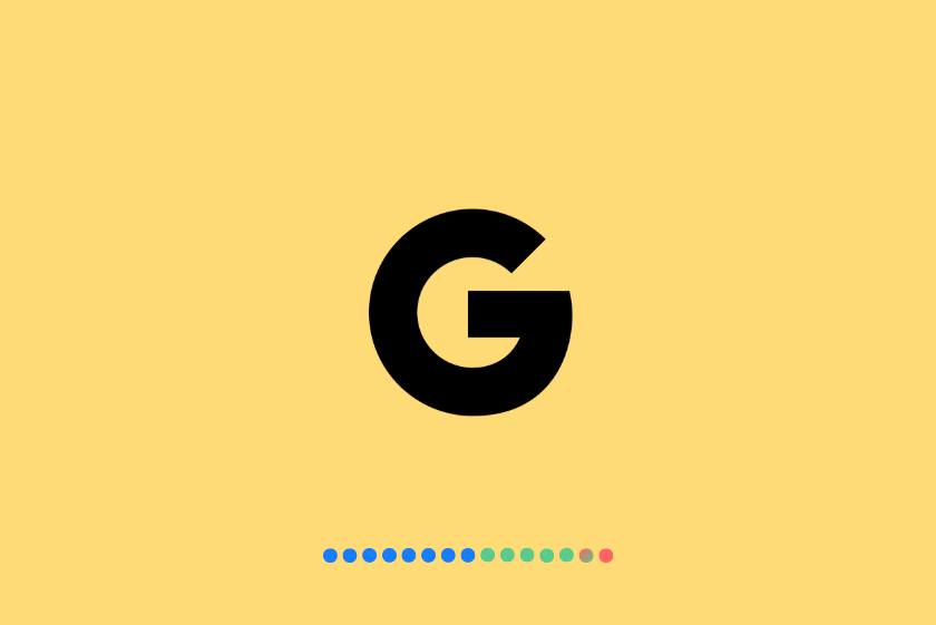 Logo google agenda em fundo amarelo