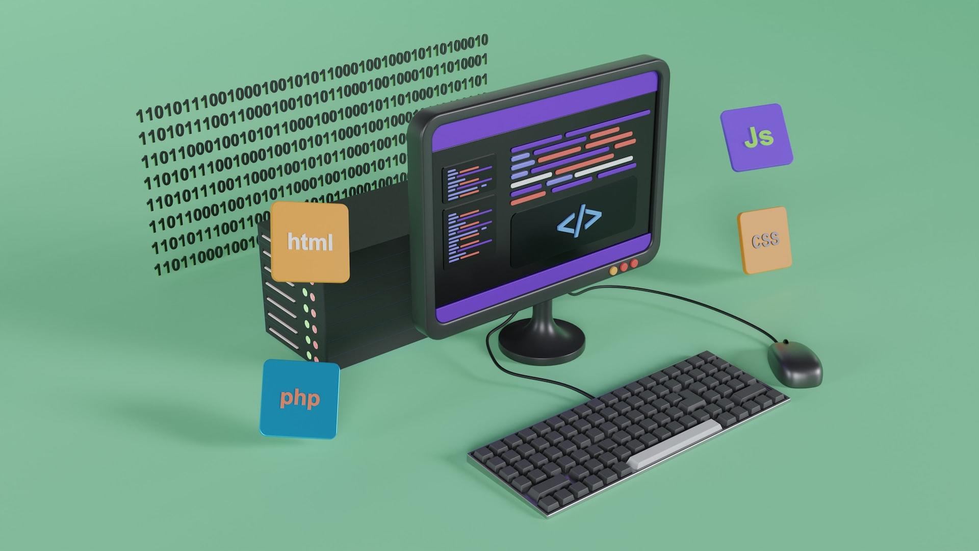 imagem com varios sistemas de programação