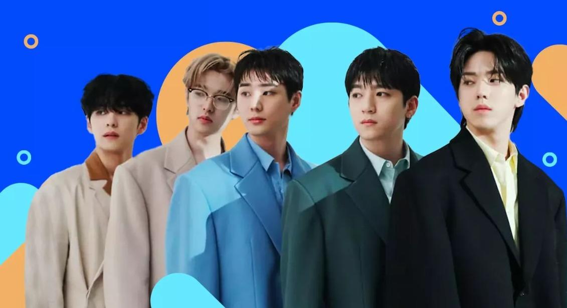 Montagem com os grupos de Kpop do Day6