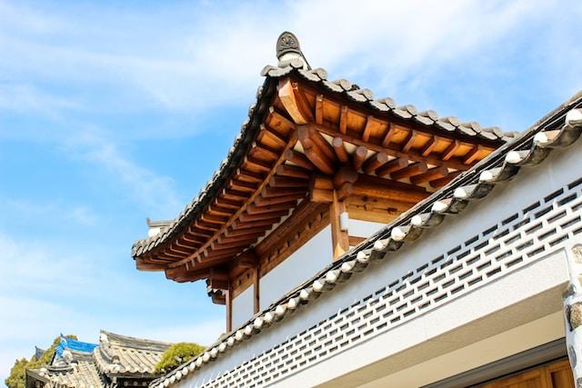 Fotografia da arquitetura da Aldeia Hanok de Bukchon