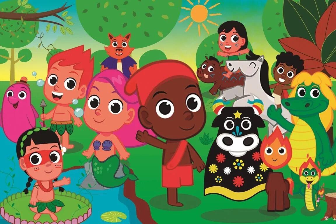 Personagens da turma do folclore.