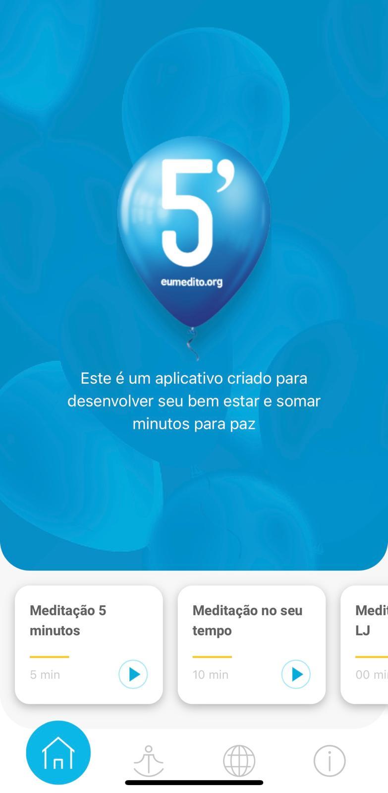 Print app 5 minutos eu medito