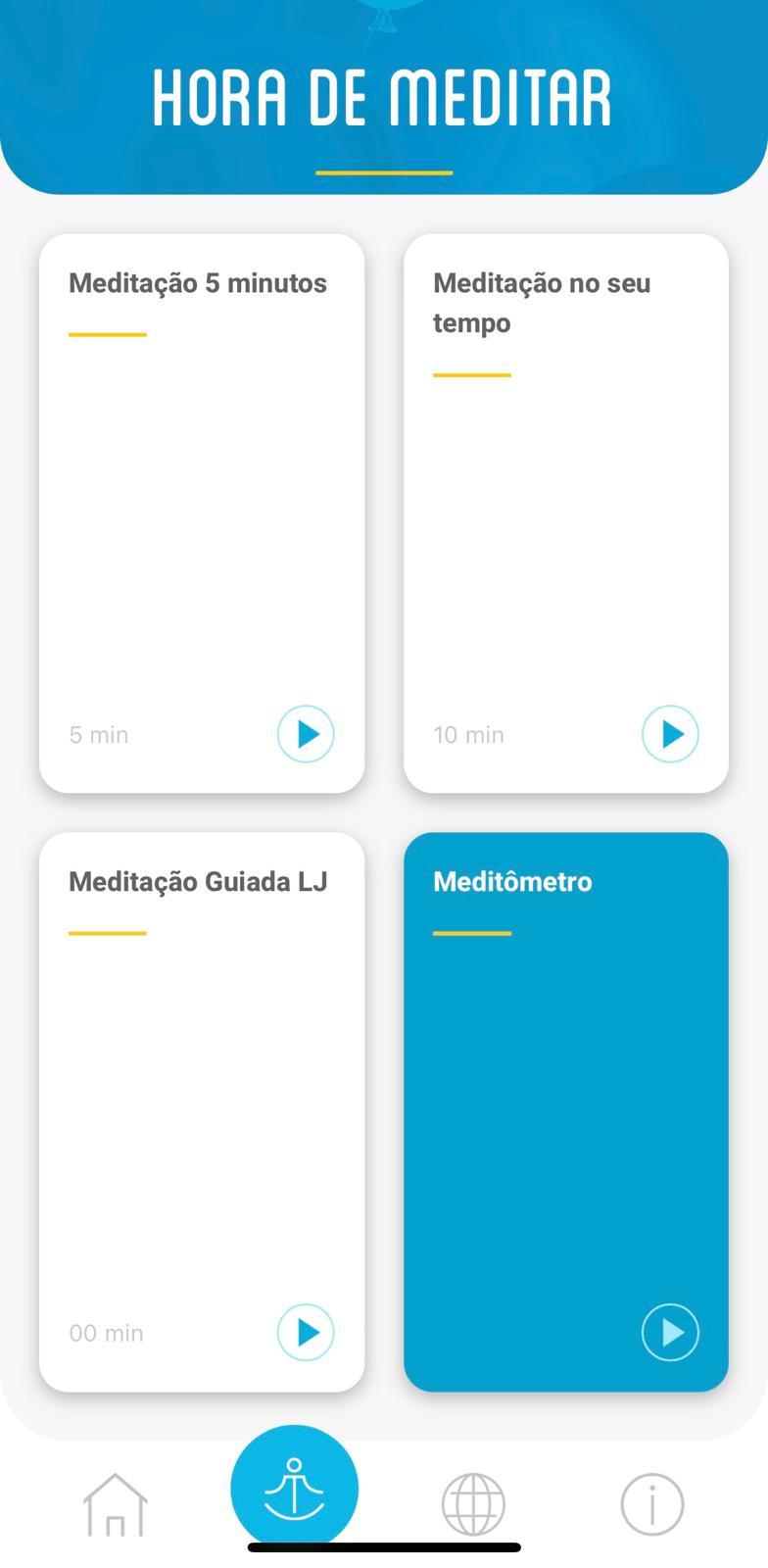 Print app 5 minutos eu medito