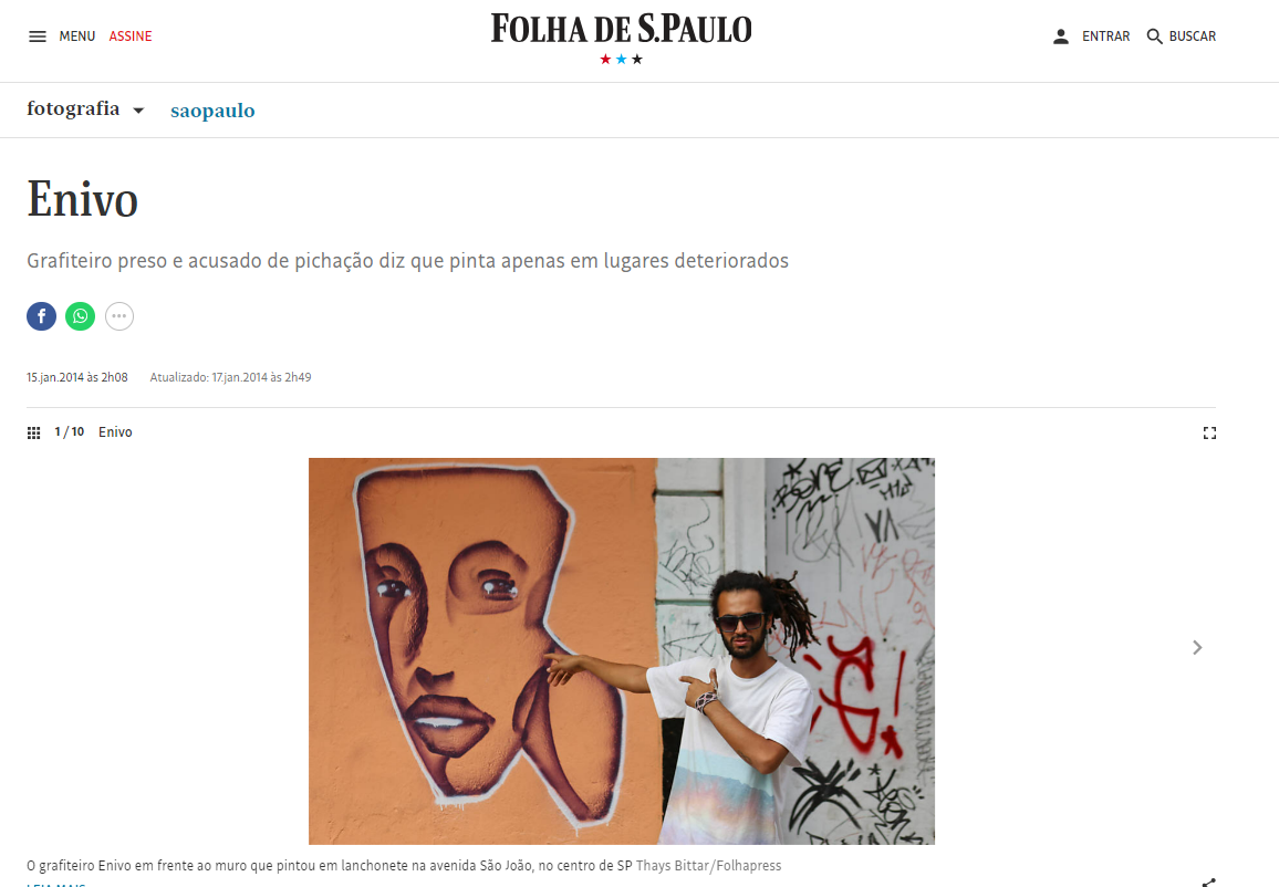 Enivo foi preso em 2014